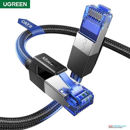 UGREEN CAT8 Shielded Round Braided Cable Modular Plugs 5m [80433]