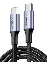 UGreen USB 3.1 Type C Male to Type C Male Cable Nickel Plating Aluminium Shell 1.5m (Gray)