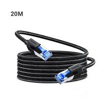 UGREEN CAT8 Pure Copper Ethernet Cable Braided 20m - Black [30800]