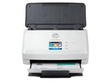 ماسح ضوئي HP ScanJet Pro N4000snw1 (6FW08A)، ألوان مزدوج الوجهين بحجم A4، 40 صفحة في الدقيقة/80 صورة في الدقيقة، دقة 600 نقطة في البوصة، وحدة تغذية تلقائية للمستندات سعة 50 ورقة، USB 3.0، Wi-Fi، Ethernet، شاشة لمس مقاس 2.8 بوصة