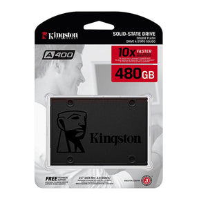Kingston Internal SATA3 2.5" SSD 480GB  A400 (7mm height) Solid State Drive | SA400S37/480G - S-Tech