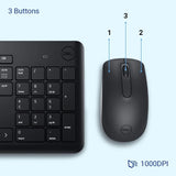 Dell KM3322W Wireless Keyboard & Mouse Combo – Compact & Reliable