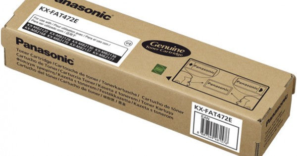 حبر باناسونيك الأصلي باللون الأسود KX-FAT472E MB2120/MB218/MB2130/MB2137/2138/MB2158/MB2170/MB2177