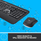 Logitech MK540 Advanced Wireless Keyboard & Mouse Combo – Comfort & Precision
