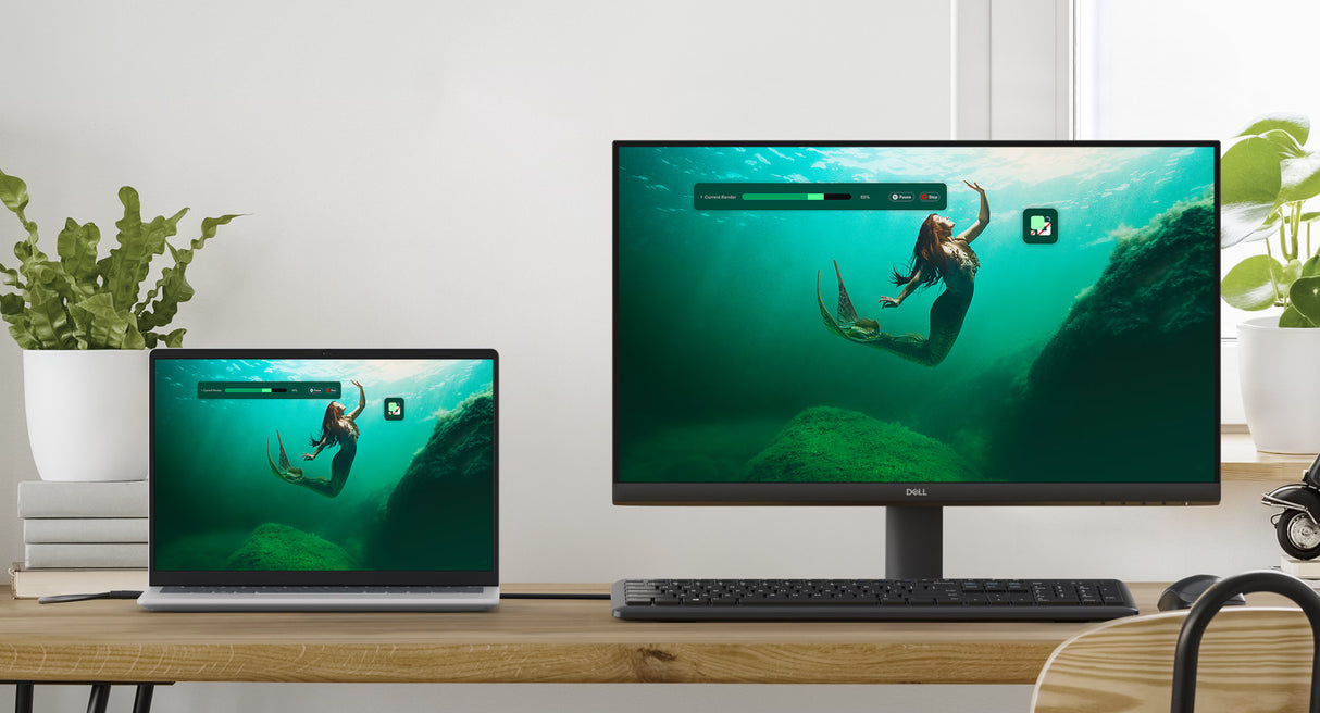 Dell SE2425HM | 23.8" FHD IPS Monitor | 100Hz | HDMI & VGA | ComfortView Plus | Slim Bezel Design