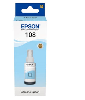 Epson Original Ink Light Cyan 108 C13T09C54A 70ml EcoTank L8050/L18050 - S-Tech