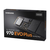 Samsung 970 EVO Plus | 500GB M.2 2280 NVMe PCIe 3.0 SSD | Up to 3500MB/s Read | High-Performance Storage