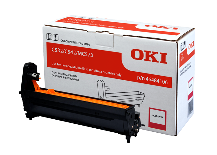 وحدة طبلة Oki الأصلية Magenta C542 / C573 46484106 30k