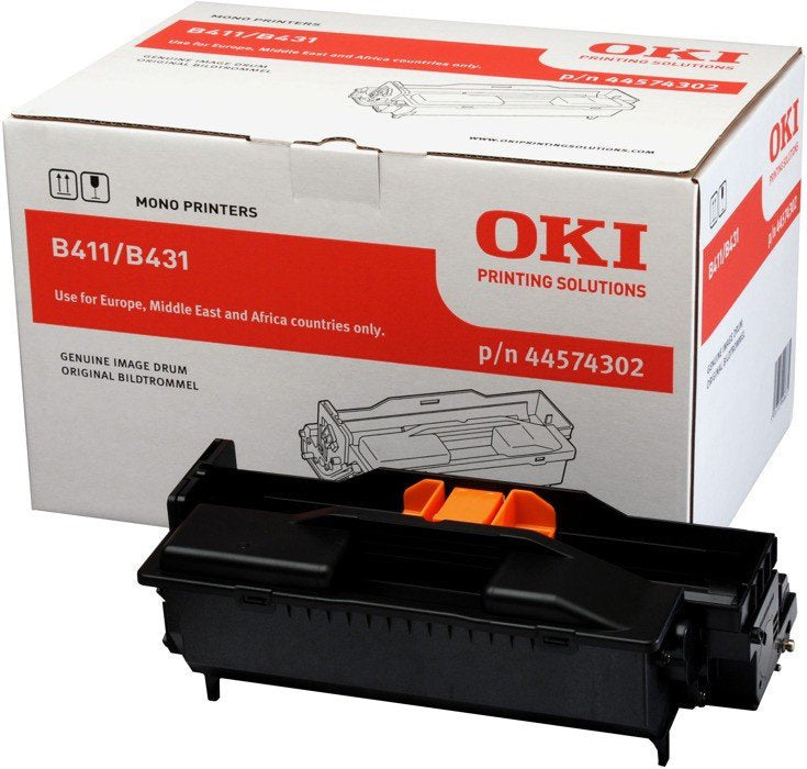 Oki Drum Unit Original Black 44574302 B411/412/431/432/512/461
