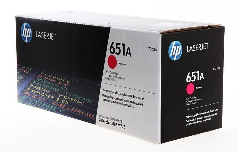 HP Toner Original Magenta 651A/CE343A M775