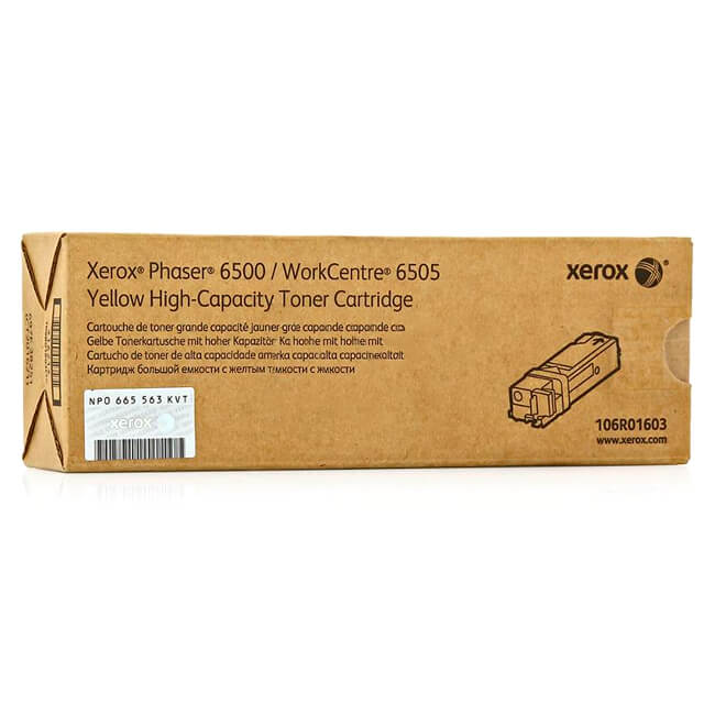 Xerox Toner Original Yellow 106R01603 HIGH-6505/6500