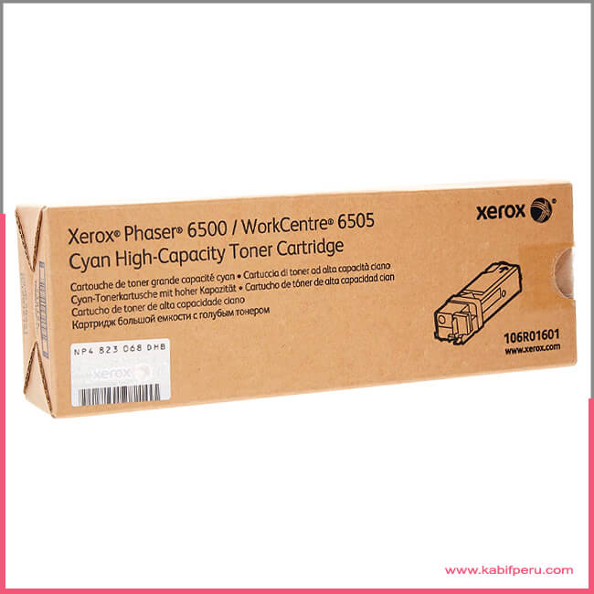 Xerox Toner Original Cyan 106R01601 HIGH-6505/6500