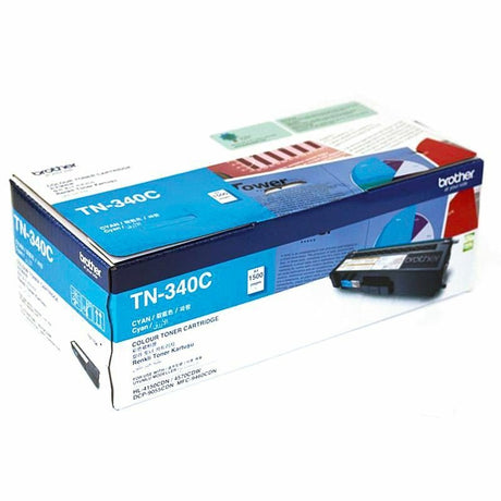 Brother Toner Original Cyan TN-340 HL-4150CDN/4570 CDW/DCP-9055CDN - S-Tech