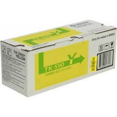 حبر كيوسيرا ميتا الأصلي باللون الأصفر TK-590 FS-C2026/C2126/C5250-