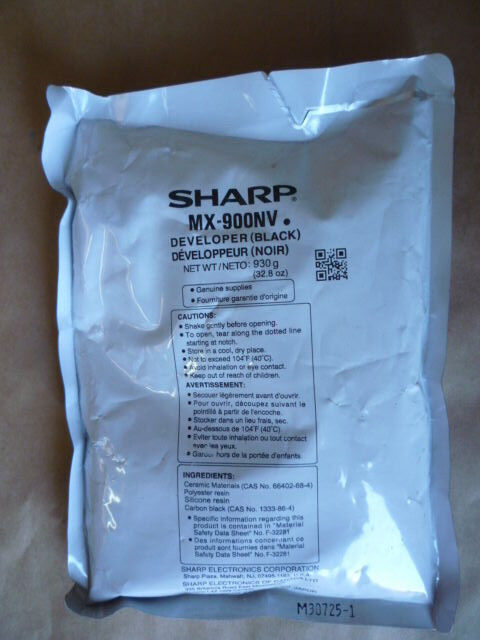 طابعة Sharp DEVELOPER الأصلية باللون الأسود 900NV 1054