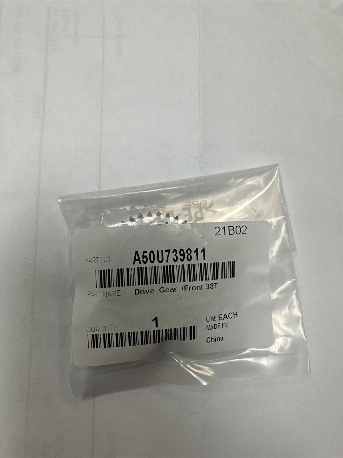 ترس الدفع الأمامي كونيكا مينولتا 38T (A50U739811) لـ C1060/C1070/C2060/C2070/C3070/C3080