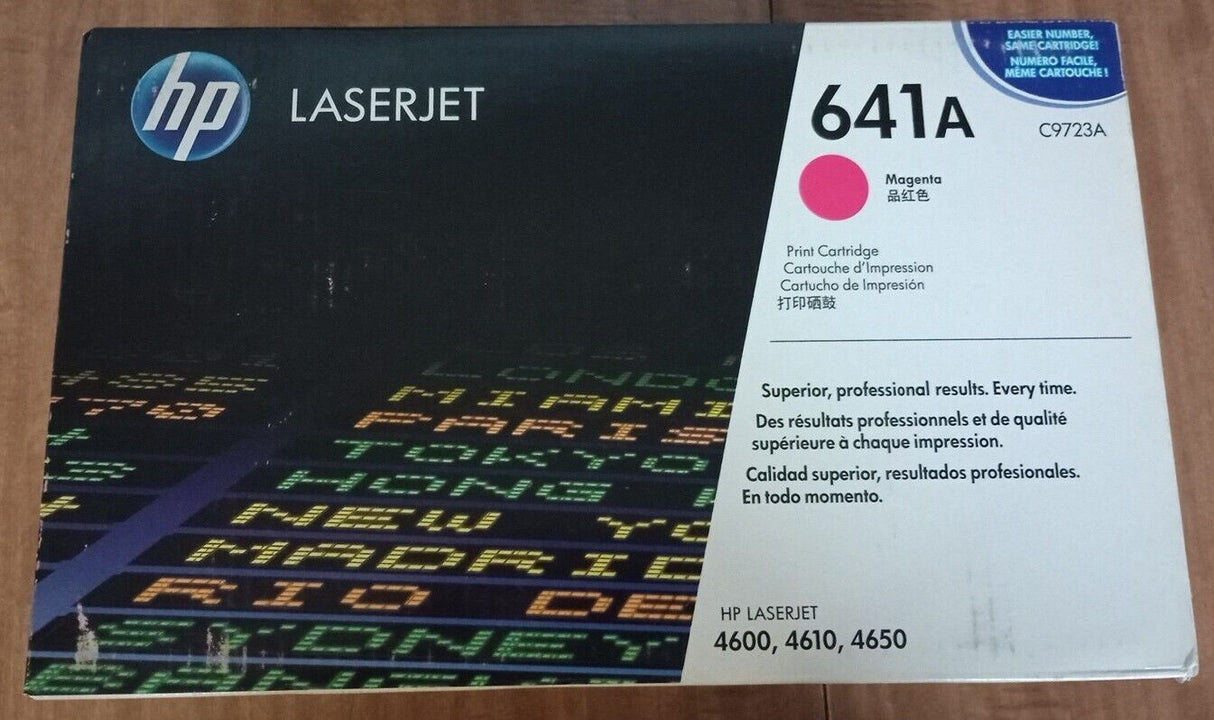 حبر HP الأصلي باللون الأرجواني 641A/C9722A-4600/4610/4650