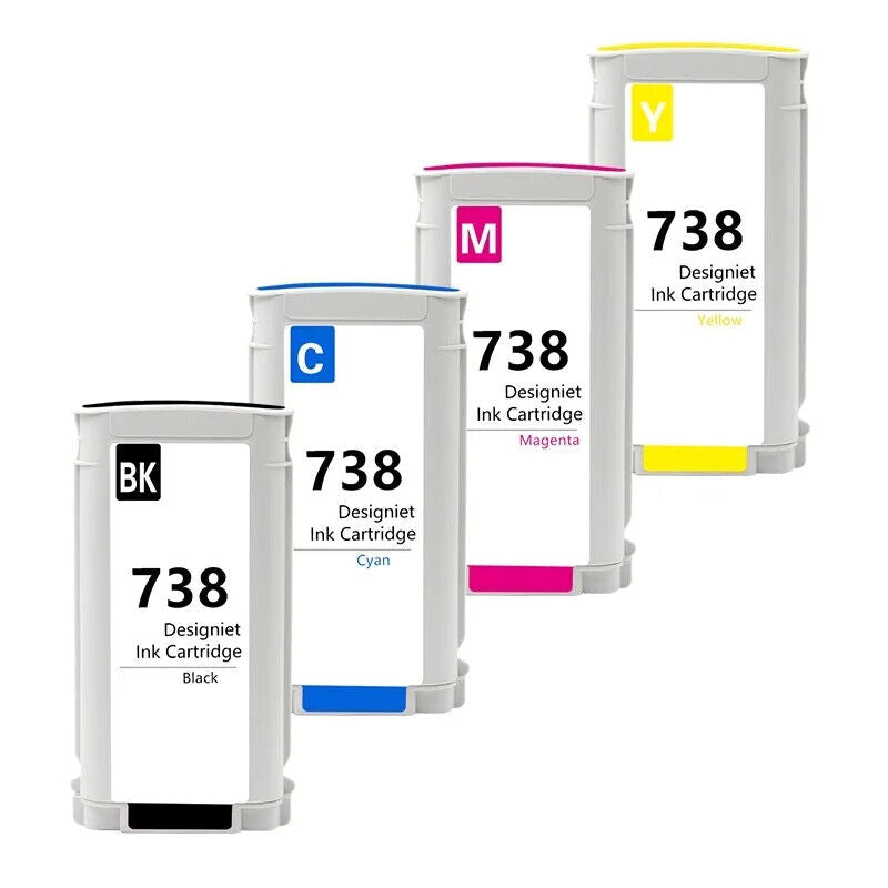 HP Ink Original Yellow 738/498N7A-130ML PLOTTER-T850/T950