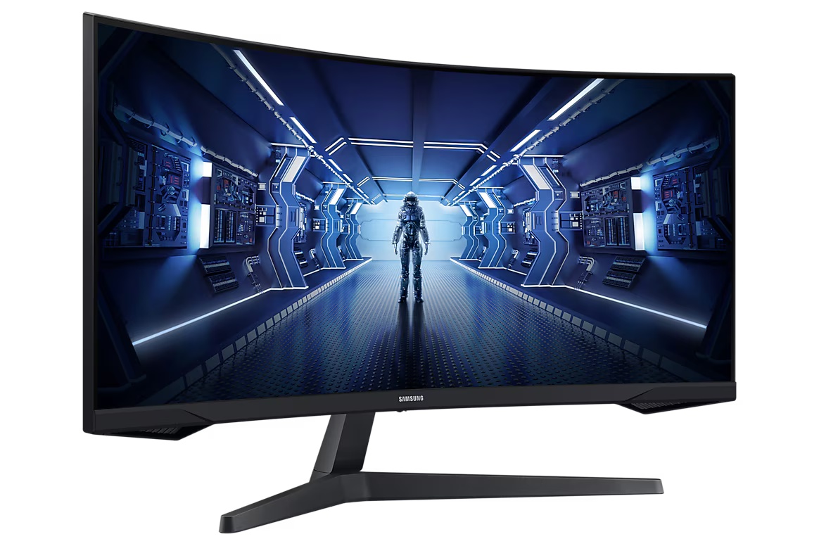 Samsung Odyssey G5 34 Inch Curved Gaming Monitor | LC34G55TWWMXUE | WQHD VA 1000R | Black