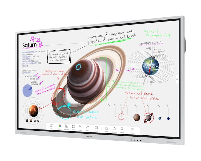 Samsung Flip Pro WM85B Interactive Display 85-Inch 4K UHD Multi-Touch LH85WMBWLGCXUE