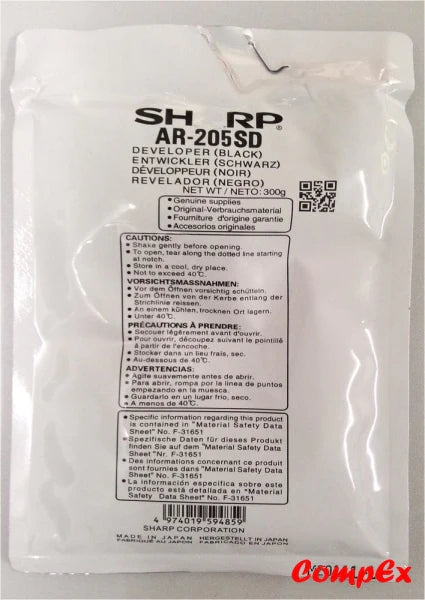 Sharp DEVELOPER Original Black AR-205SD AR-5516/5520