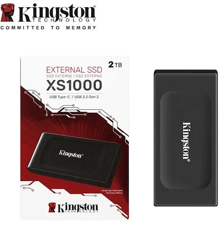 KINGSTON HARD DISK 2TB SSD (EXTERNAL) XS1000 USB-C 3.2 GEN 2 - S-Tech