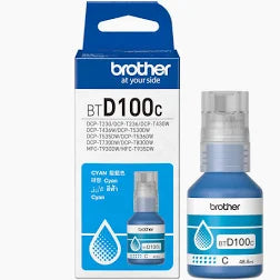 Brother Ink Original BTD100/C Approx 5000 pages DCP-T230/T430/T530DW/T730DW/T830DW/MFC-T930DW