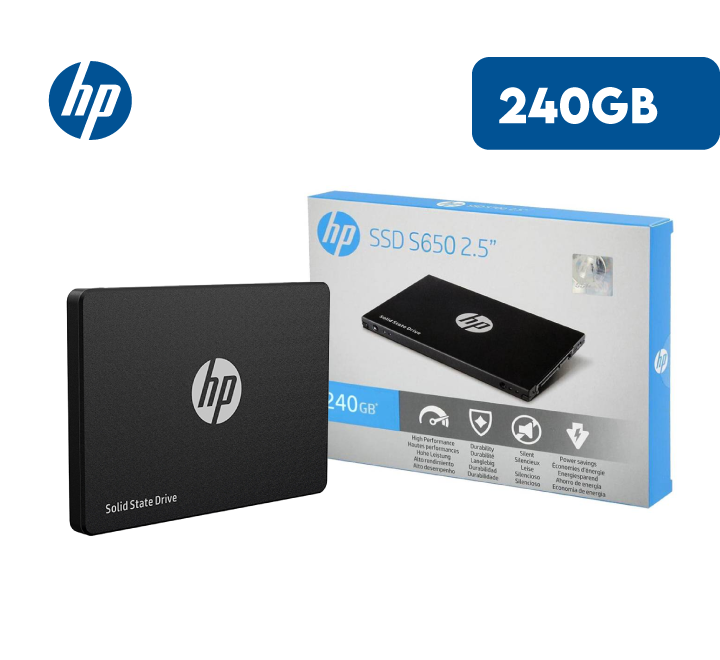 قرص SSD داخلي HP 240 جيجا بايت 2.5 بوصة S650 - 345M8Aa/Abb