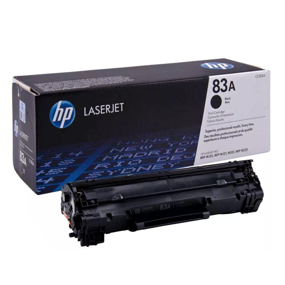 حبر HP الأصلي باللون الأسود 83A/CF283A MFP 125/M127