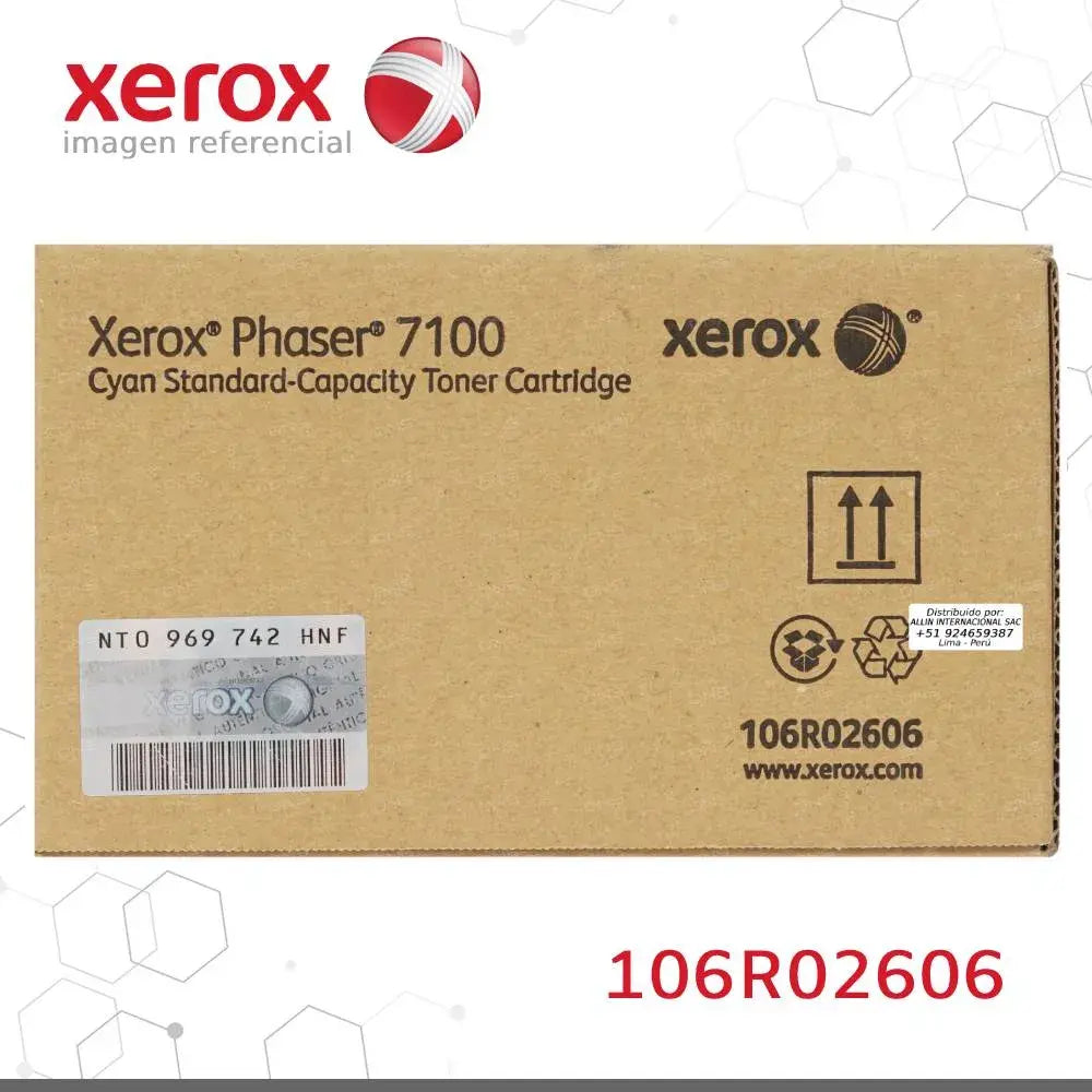 Xerox Toner Original Cyan 106R02606 STD-7100