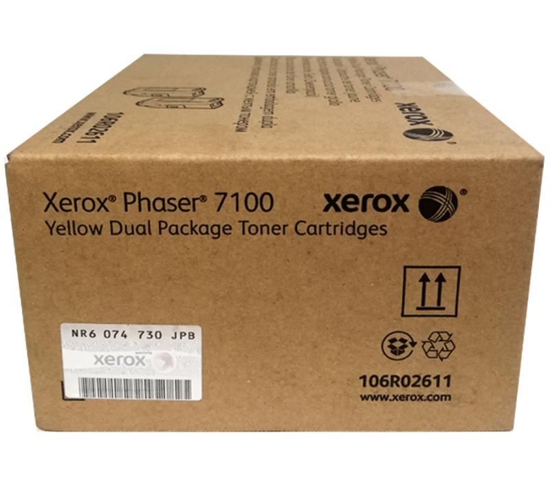 Xerox Toner Original Yellow 106R02611 HIGH-7100