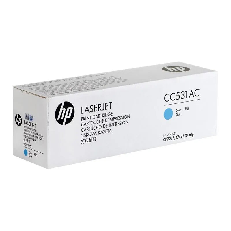 حبر HP الأصلي 304AC/CC531AC سماوي (علبة بيضاء)