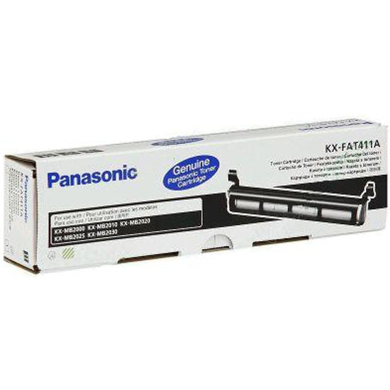 حبر باناسونيك الأصلي باللون الأسود KX-FAT411A KX-MB2000/MB2010/MB2020/MB2025/MB2030/MB2060/MB2062/MB2085/MB2090