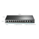 TP-Link TL-SG1210MPE محول جيجابت سهل الاستخدام مزود بـ 10 منافذ مع 8 منافذ PoE+