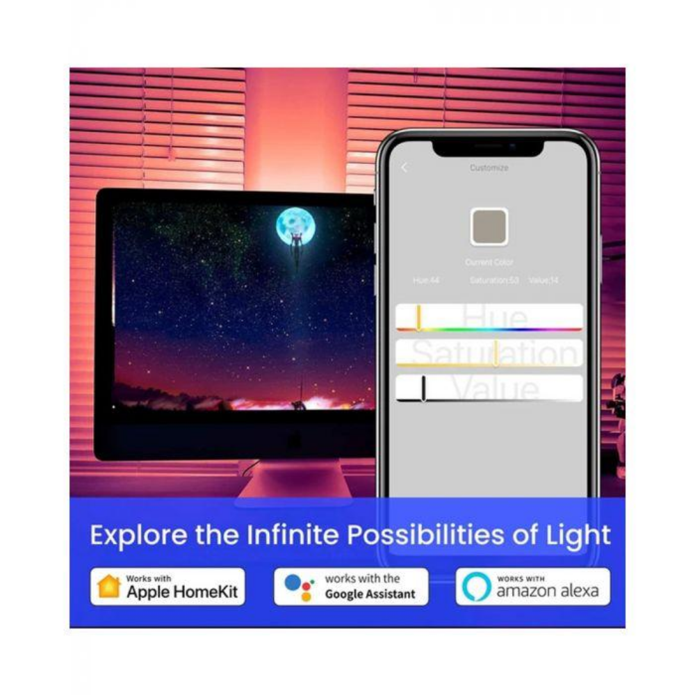 Cololight Strip 30LEDs/M 2 Meter (6.6Ft,) LifeSmart