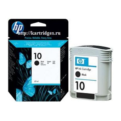 HP Ink Original Black 10/C4844A